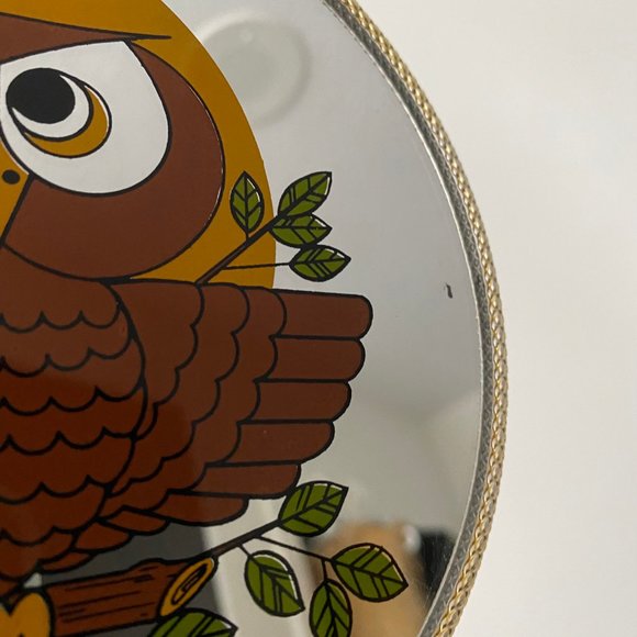 VINTAGE OWL MIRROR - Picture 10 of 12